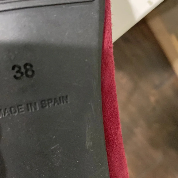 Sabrina’s burgundy pumps made in Spain size 38 - Picture 8 of 9